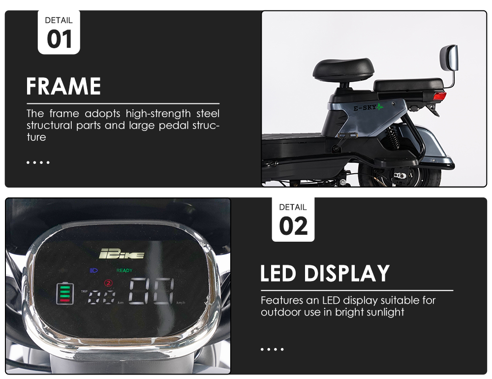 Silky Glide Electric Scooter Bicycle