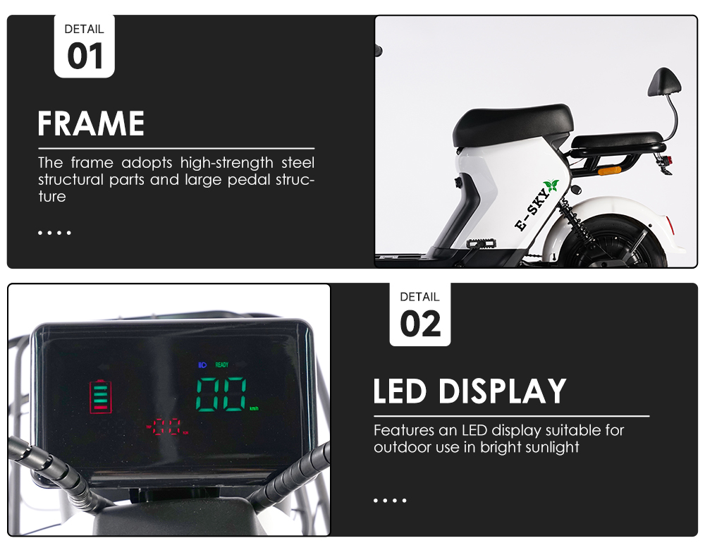 SPL-F silky lithium electric bike scooter