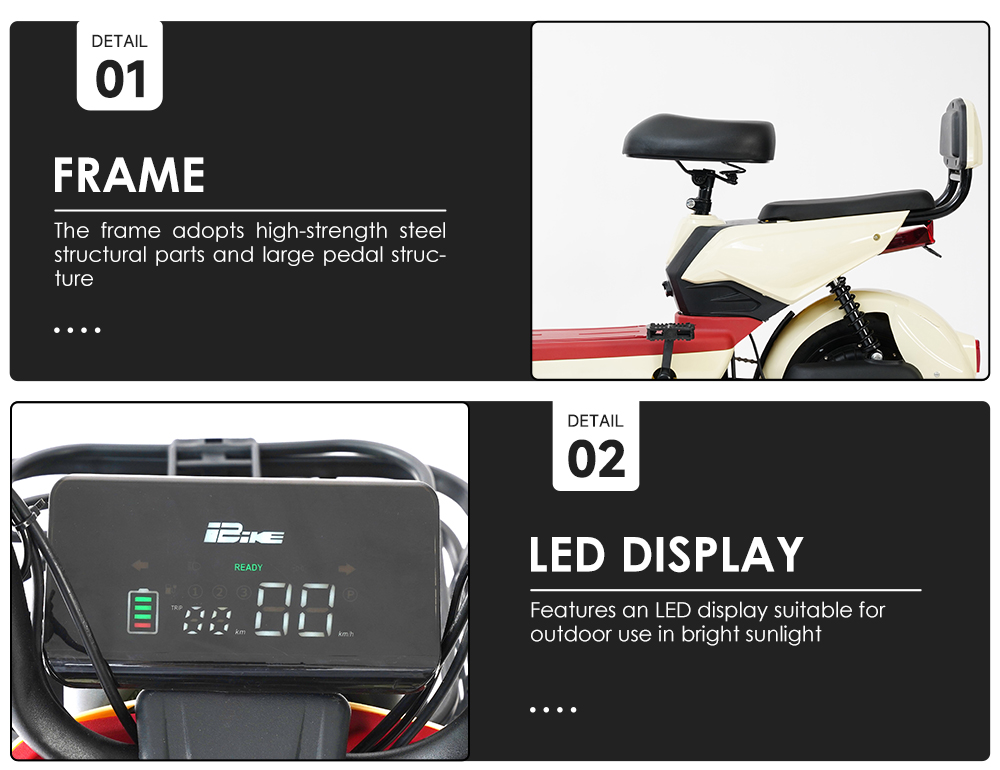 ESH dual shock electric scooter e-bike