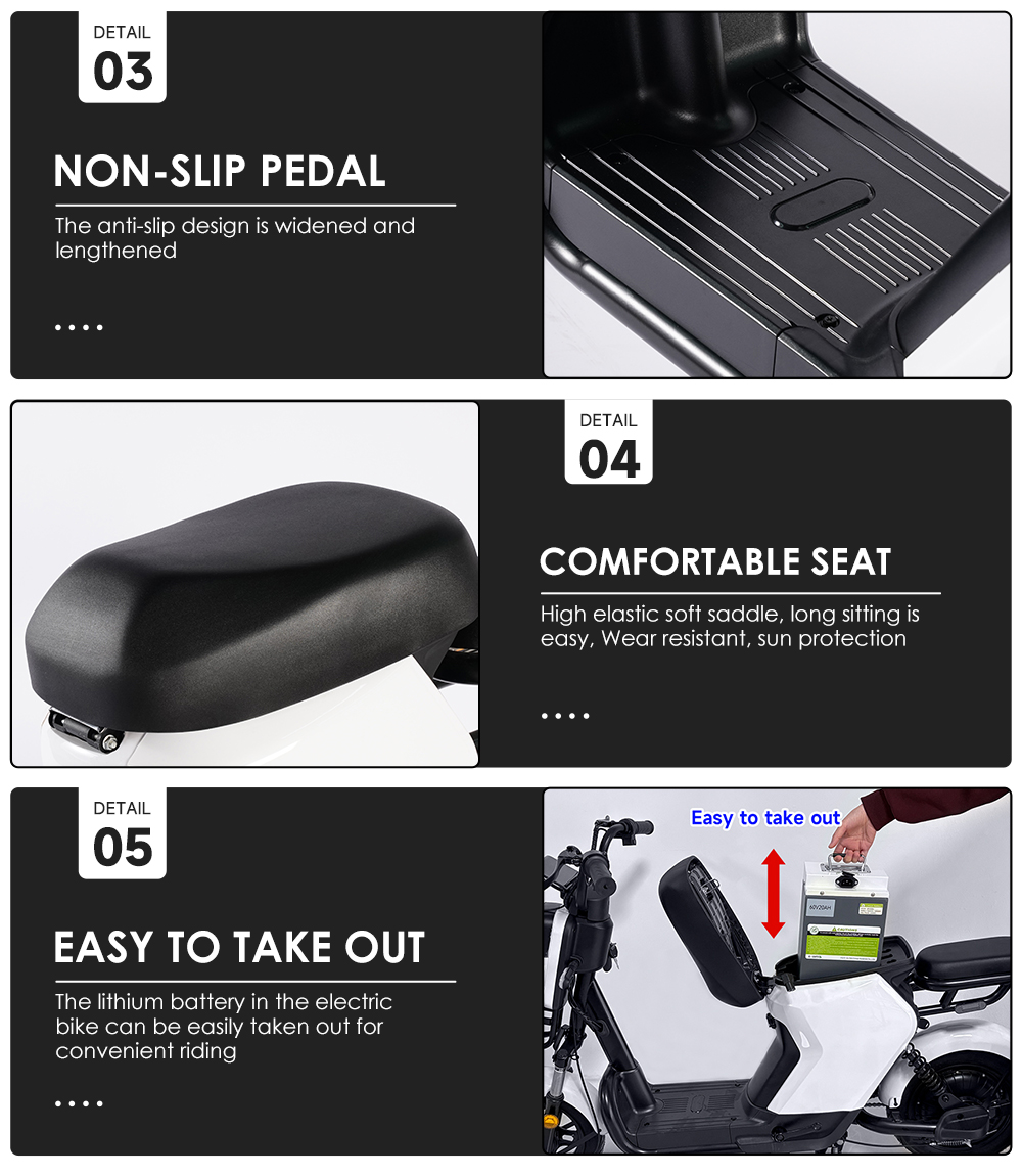 SPL-F silky lithium electric bike scooter