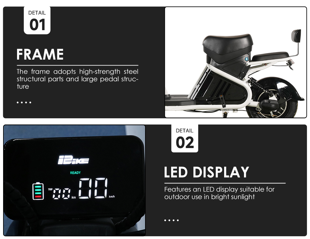 SPL-J lithium electric bike scooter