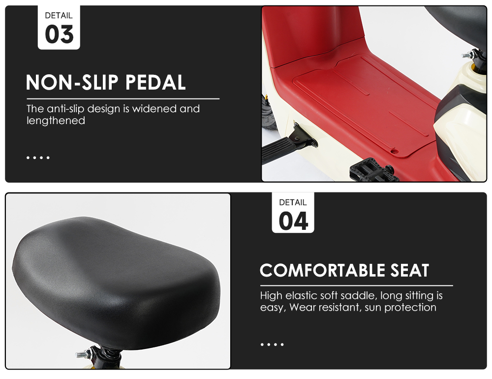 ESH dual shock electric scooter e-bike