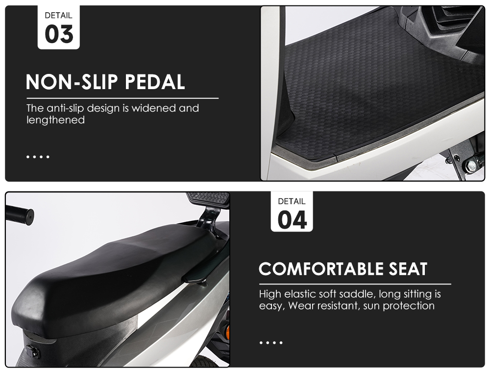 High-Torque Electric Moped for City Road Daily Riding