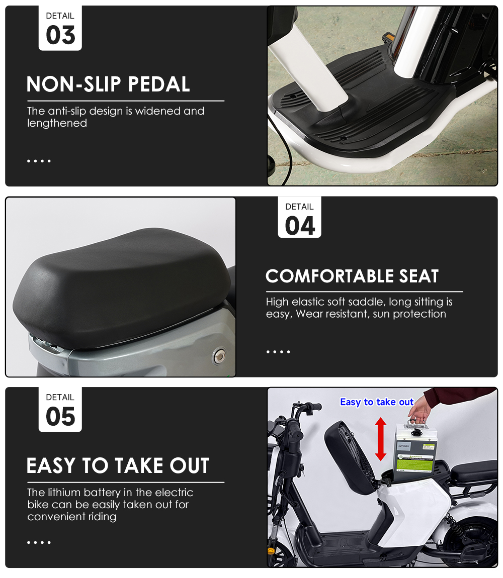 SPL-J lithium electric bike scooter